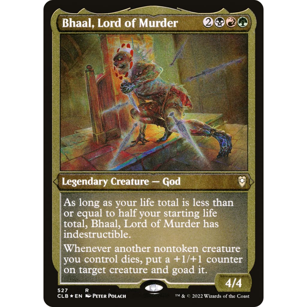 Bhaal Lord of Murder (CLB-527) etched - Single