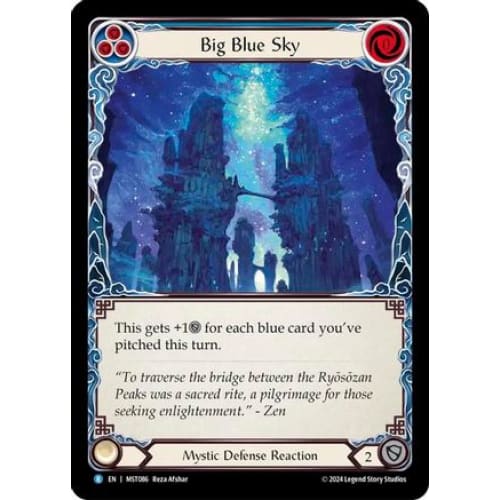 Big Blue Sky (PART THE MISTVEIL) - Single