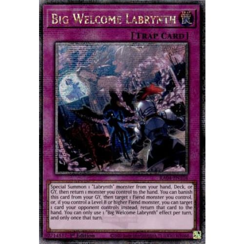 Big Welcome Labrynth (Quarter Century Secret Rare)