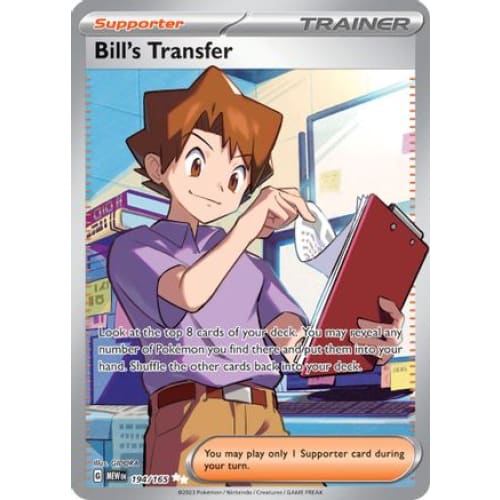 Bill’s Transfer - 194/165 (194) Ultra Rare Holofoil - Single