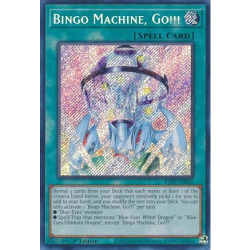 Bingo Machine Go!!! (Secret Rare) - RA02-EN062 Secret Rare