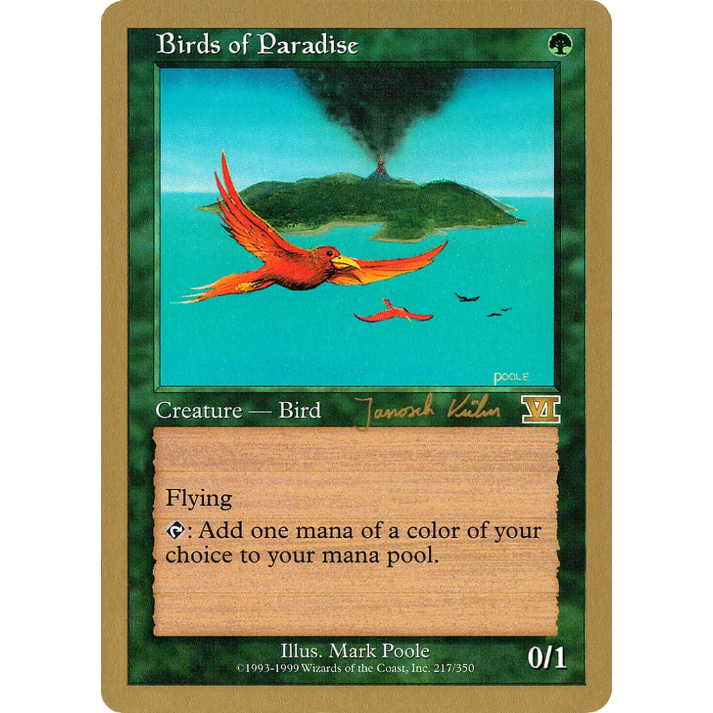 Birds of Paradise (WC00-JK217) - Single