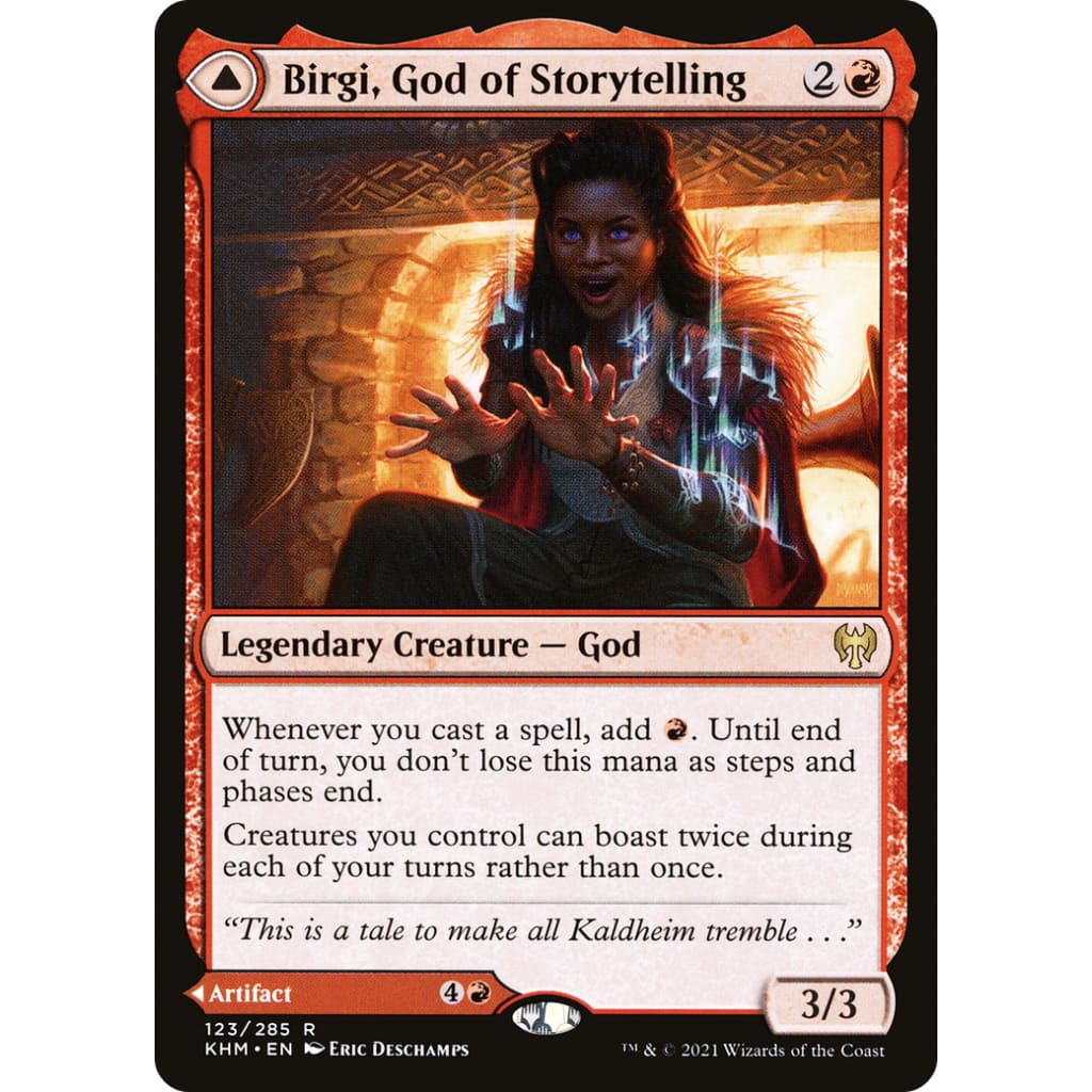 Birgi God of Storytelling // Harnfel Horn Bounty (KHM-123)