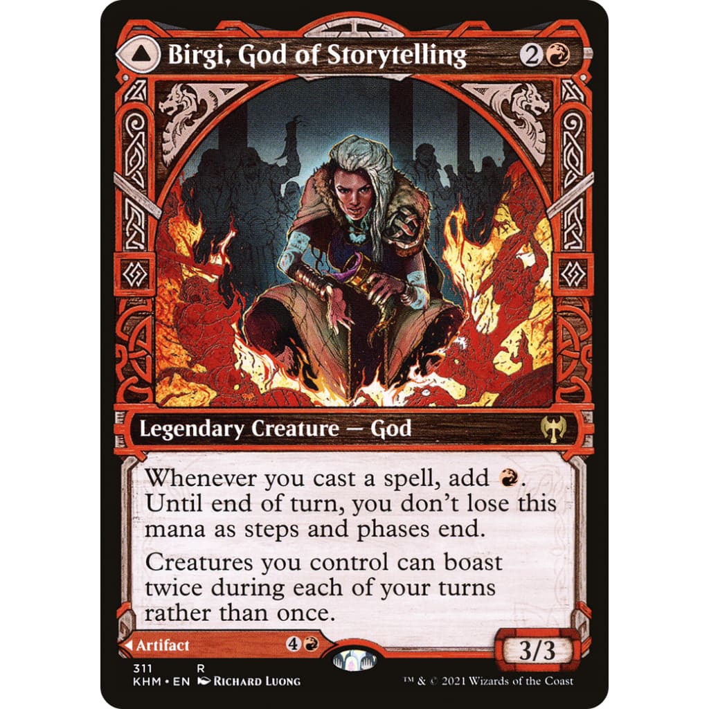 Birgi God of Storytelling // Harnfel Horn Bounty (KHM-311):