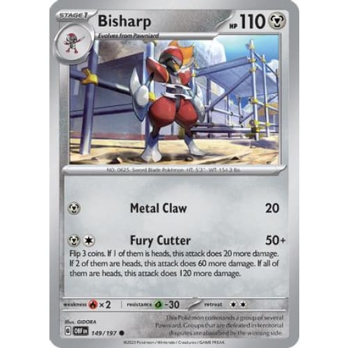 Bisharp (149/197) Common Reverse Holofoil - Single