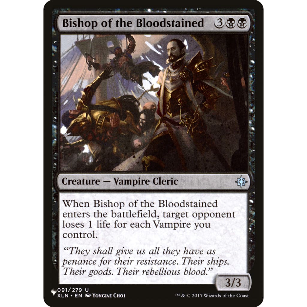 Bishop of the Bloodstained (PLST-XLN-91) - Single