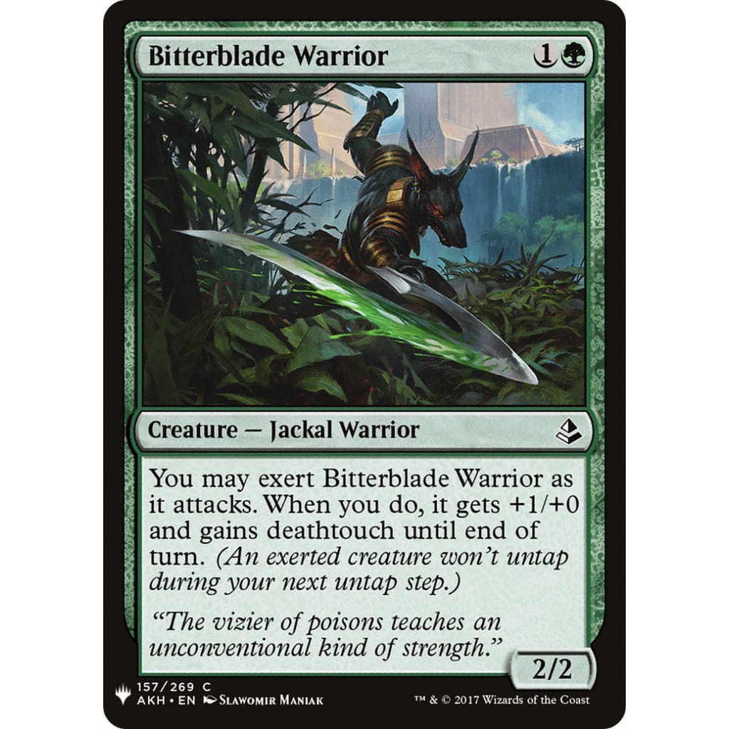 Bitterblade Warrior (PLST-AKH-157) - Single