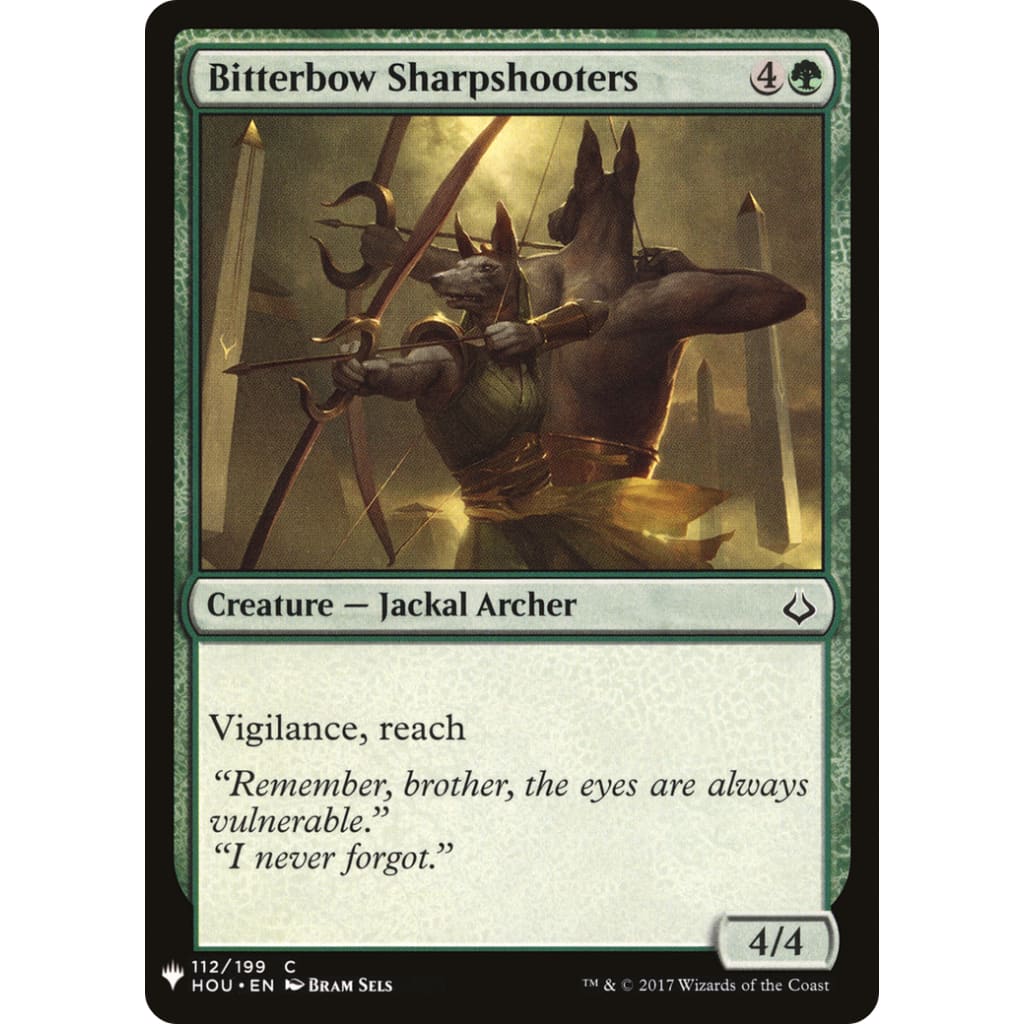 Bitterbow Sharpshooters (PLST-HOU-112) - Single