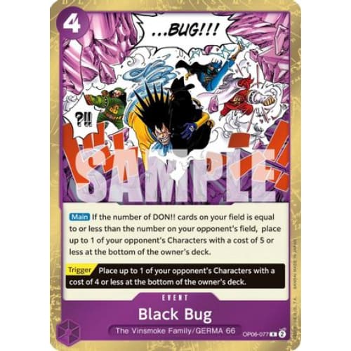 Black Bug OP06-077 R Wings of the Captain - Single
