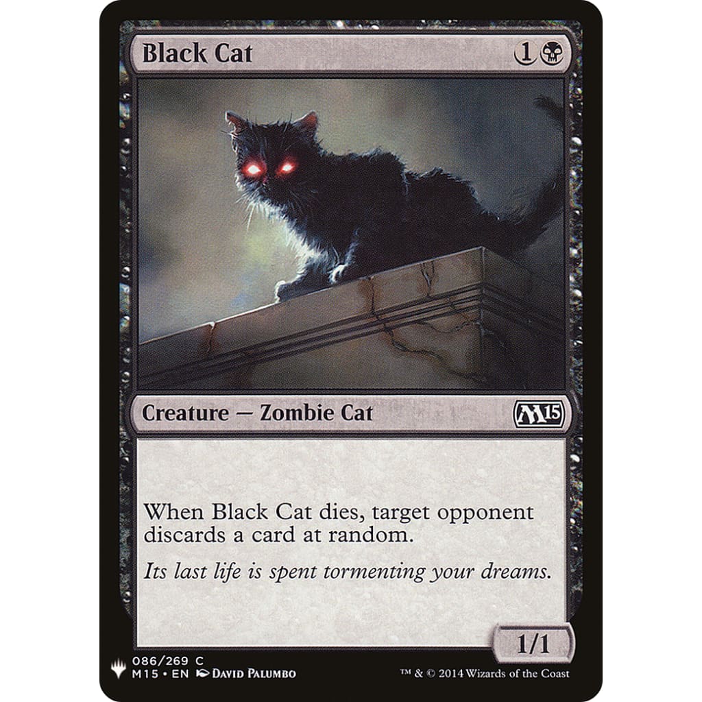 Black Cat (PLST-M15-86) - Single