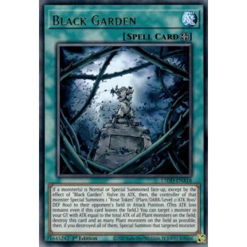 Black Garden (Ultra Rare) - L5DD-ENA18 Ultra Rare 1st