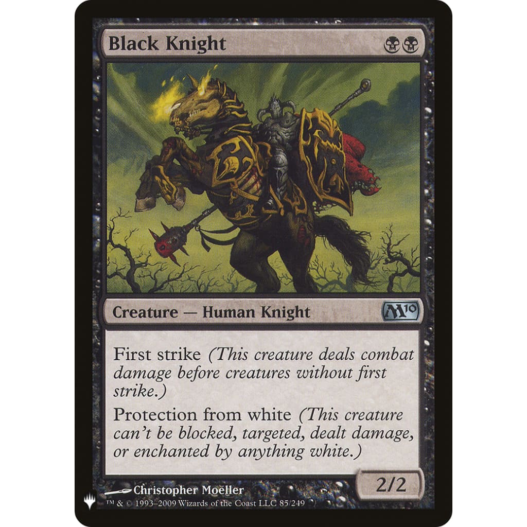 Black Knight (PLST-M10-85) - Single