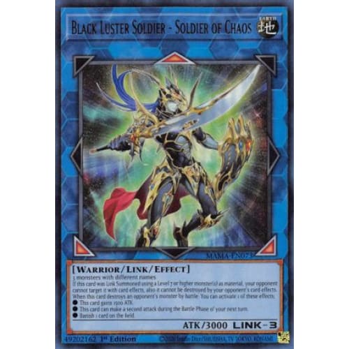 Black Luster Soldier - of Chaos (MAMA-EN073) Ultra Rare 1st
