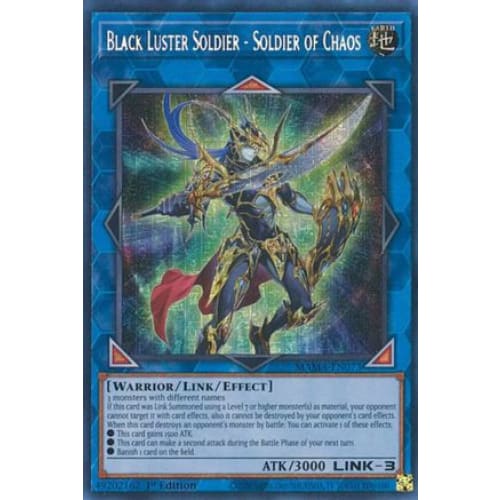 Black Luster Soldier - of Chaos (Secret Pharaoh’s Rare)
