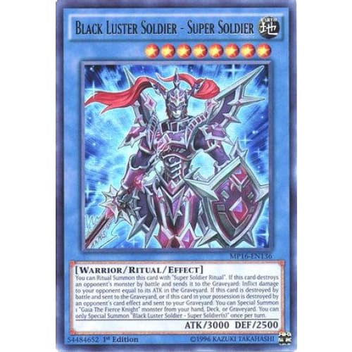 Black Luster Soldier - Super (MP16-EN136) Ultra Rare 1st