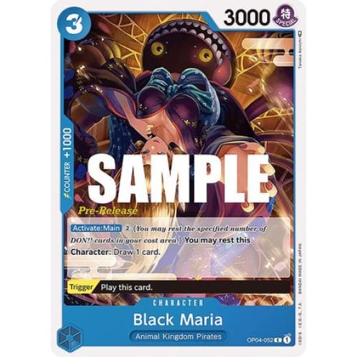 Black Maria OP04-052 C Kingdoms of Intrigue Pre-Release