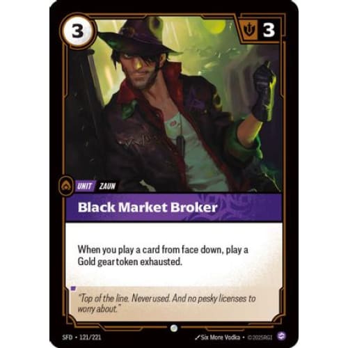 Black Market Broker (121/221) - Spiritforged - Single