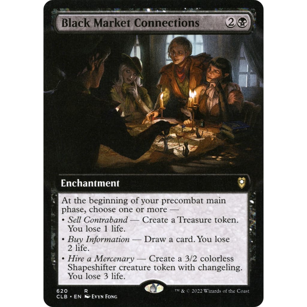 Black Market Connections (CLB-620): (Extended Art) Foil