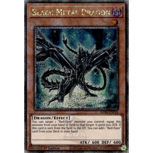 Black Metal Dragon (Quarter Century Secret Rare)