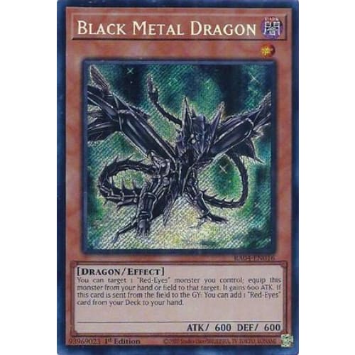 Black Metal Dragon (Secret Rare) - RA04-EN016 Secret Rare