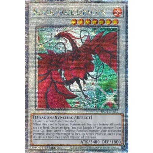 Black Rose Dragon (Alternate Art) (Quarter Century Secret