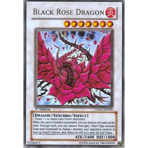 Black Rose Dragon (CSOC-EN039) Ultra Rare Unlimited - Single