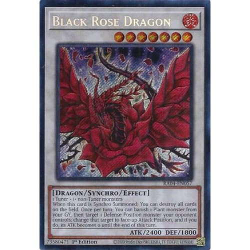 Black Rose Dragon (Secret Rare) - RA04-EN057 Secret Rare