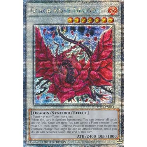 Black Rose Dragon - TN23-EN014 Quarter Century Secret Rare