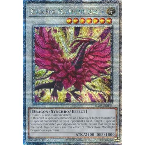 Black Rose Moonlight Dragon (Quarter Century Secret Rare)
