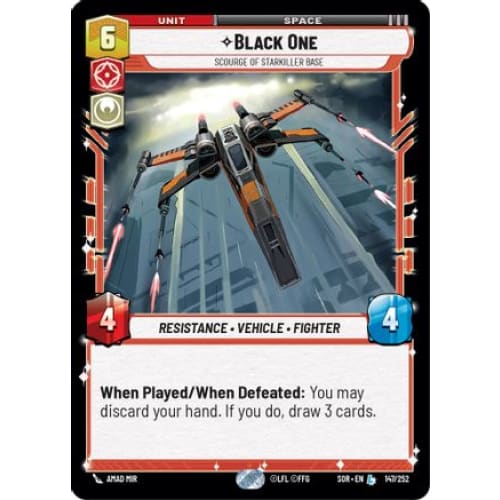 Black One - Scourge of Starkiller Base (147/252) - Spark