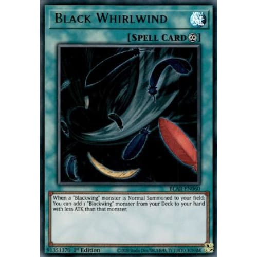 Black Whirlwind (BLAR-EN060) Ultra Rare 1st Edition - Single