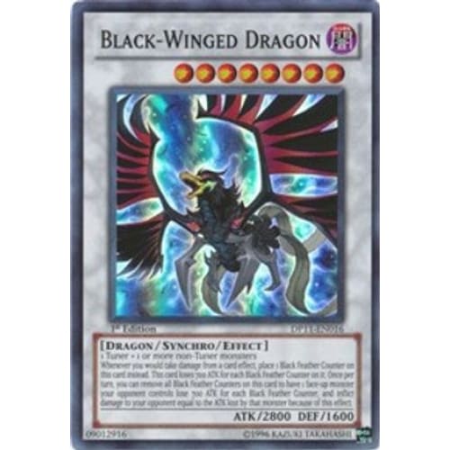 Black-Winged Dragon (DP11-EN016) Super Rare 1st Edition