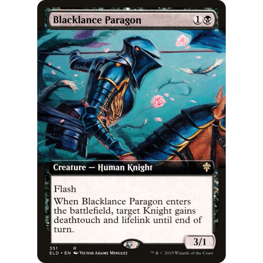 Blacklance Paragon (ELD-351): (Extended Art) Foil - Single