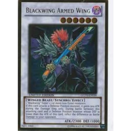 Blackwing Armed Wing (GLD3-EN039) Gold Rare Limited - Single