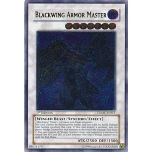 Blackwing Armor Master (UTR) (CRMS-EN041) Ultimate Rare 1st