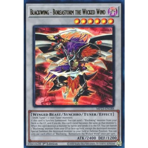 Blackwing - Boreastorm the Wicked Wind - MP23-EN188 Ultra