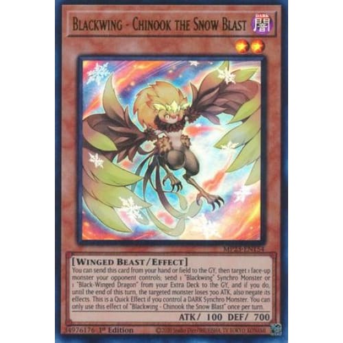 Blackwing - Chinook the Snow Blast - MP23-EN154 Ultra Rare