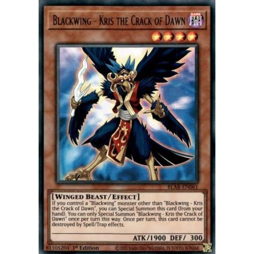 Blackwing - Kris the Crack of Dawn (BLAR-EN061) Ultra Rare