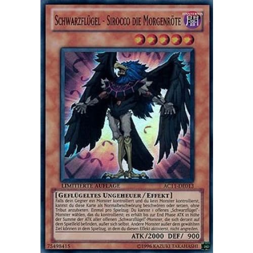 Blackwing - Sirocco the Dawn (German) - ’Schwarzflugel