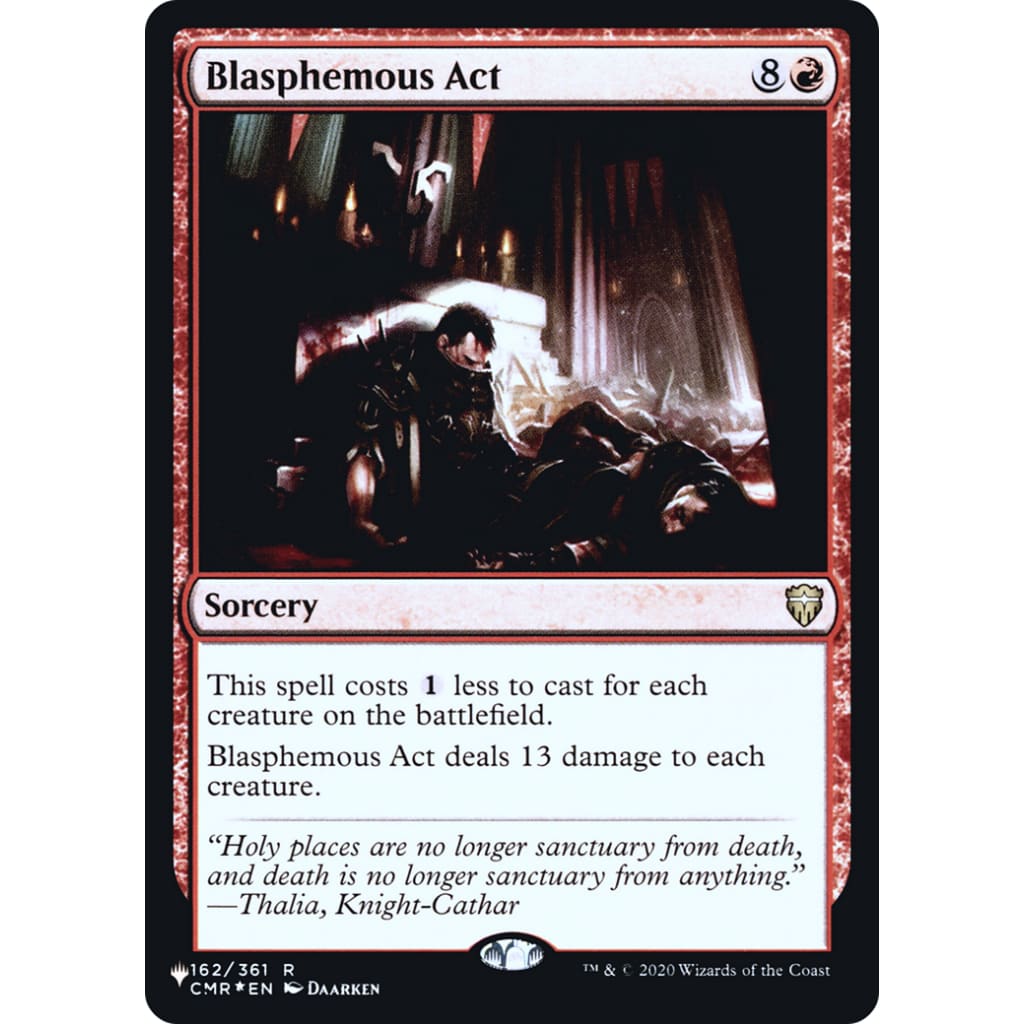 Blasphemous Act (PLST-CMR-162) Foil - Single