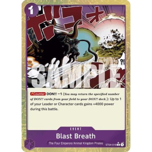 Blast Breath (Textured Foil) ST04-016 C Premium Booster