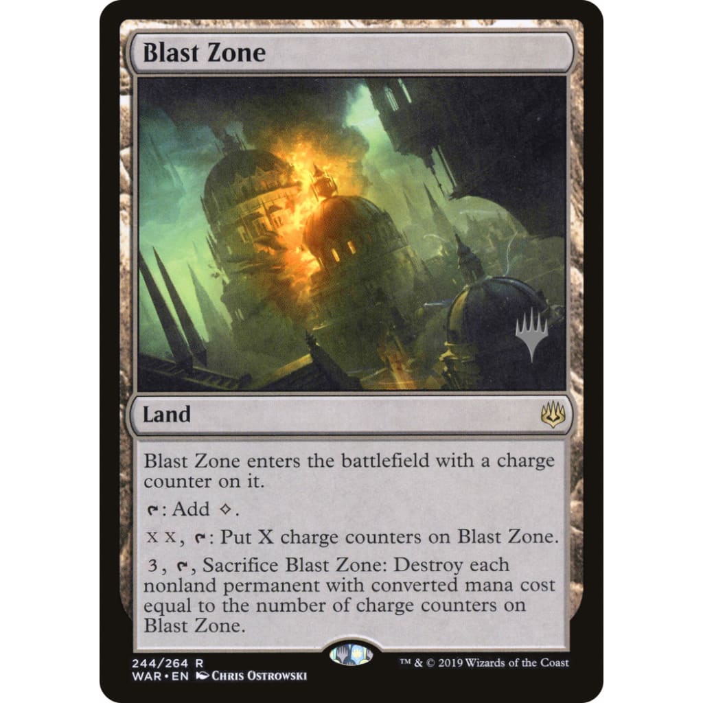 Blast Zone (PWAR-244P) Foil - Single