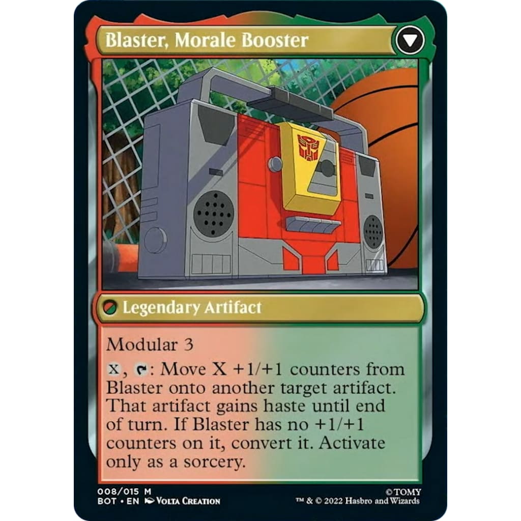 Blaster Combat DJ // Morale Booster (BOT-008): (convertdfc)
