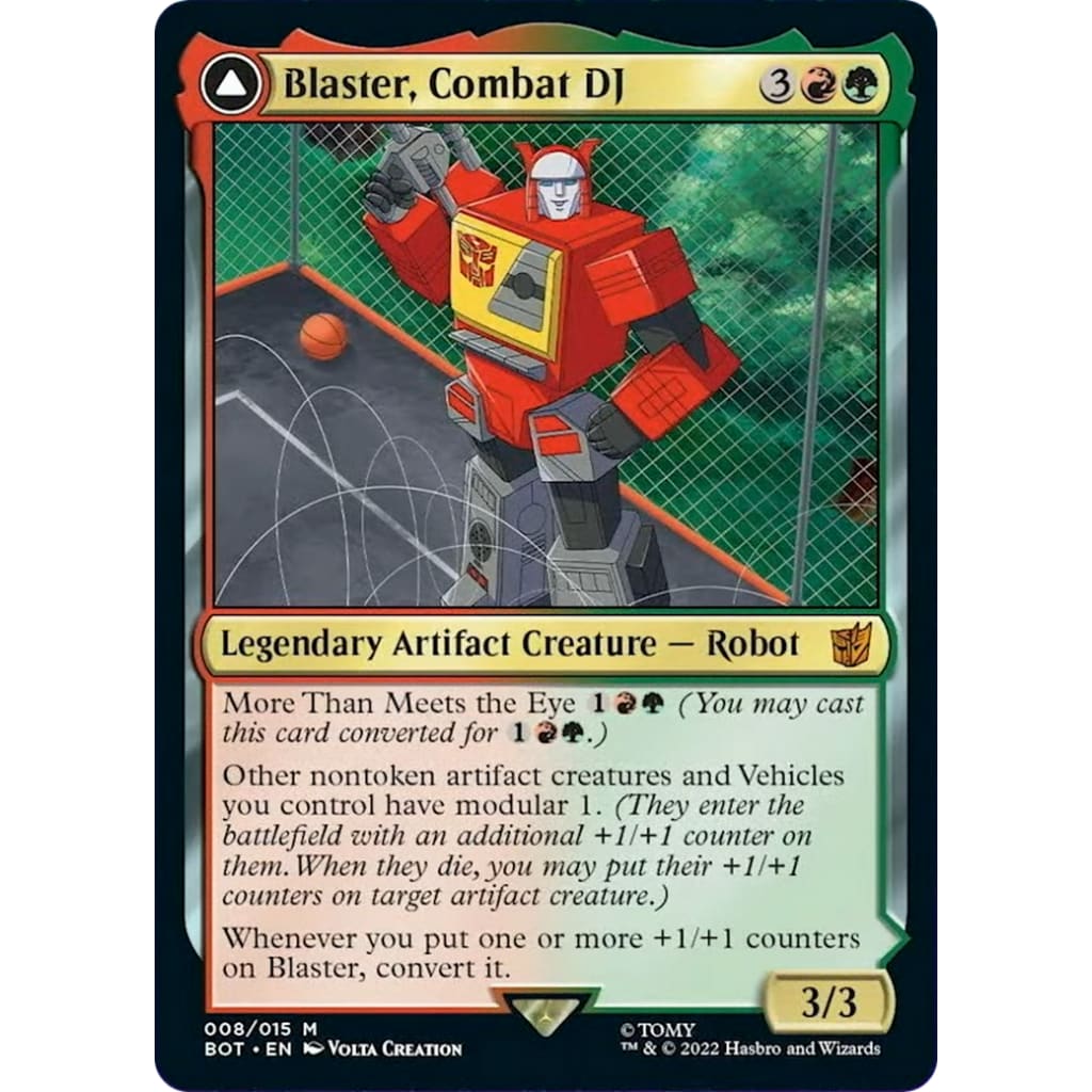 Blaster Combat DJ // Morale Booster (BOT-008): (convertdfc)