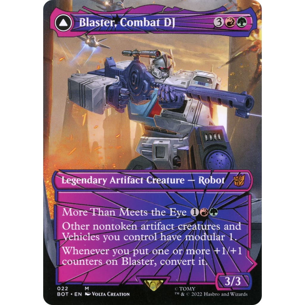 Blaster Combat DJ // Morale Booster (BOT-022): (convertdfc