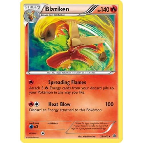Blaziken (028/160) Holo Rare Holofoil - Single