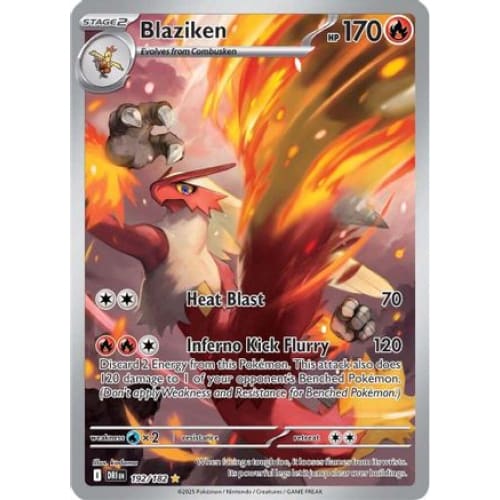 Blaziken - 192/182 (192) Illustration Rare Holofoil - Single