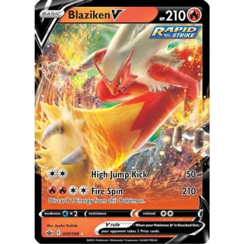 Blaziken V (020/198) Holo Rare Holofoil - Single