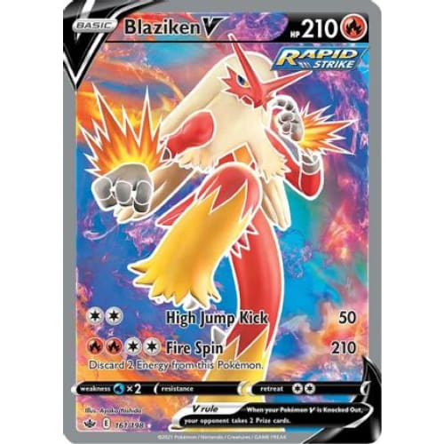Blaziken V (161/198) Ultra Rare Holofoil - Single