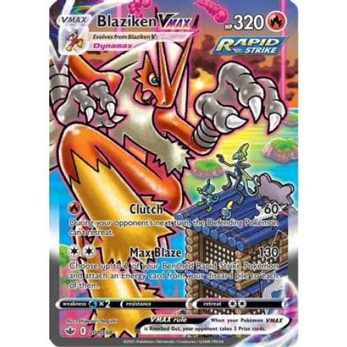 Blaziken VMAX (201/198) Holo Rare Holofoil - Single